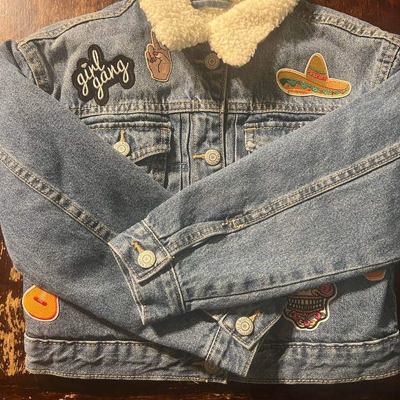 Custom Made Girl Power “La Chingona” Denim Jacket (Girls Size 8) - Picture 8 of 9